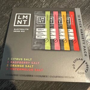 LMNT Electrolyte Drink Mix Variety Pack — Citrus,Raspberry,Orange,Watermelon,